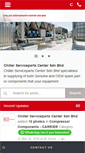 Mobile Screenshot of chillerserviceparts.com